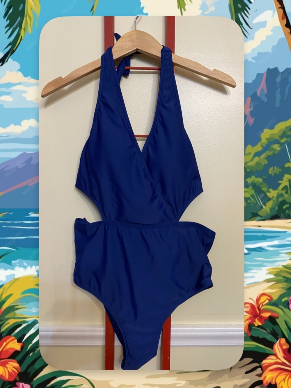 Women’s Royal Blue One-Piece Swimsuit